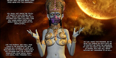 This kinky adult comic has some bizarre hardcore action with aliens