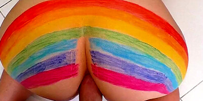 Anal Step Mom and stepson in support of LGBTQ +community #Pride20