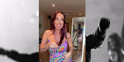 MOM with huge real Tits does try-on haul - Cosplay