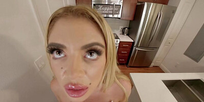 Clarissa Cox is playing with stepson's pecker in this hot POV