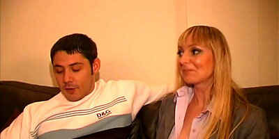 Busty Blond Nympho Fucks Hard Cock