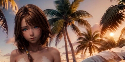 AI generated Yuna (Final Fantasy X)