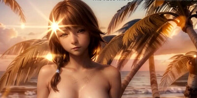 AI generated Yuna (Final Fantasy X)