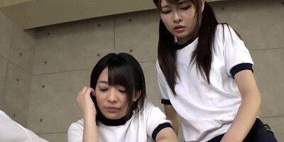 JAV Teen Idols Fuck A Guy in the Ass with Strap-on Treat him Rough Shaming