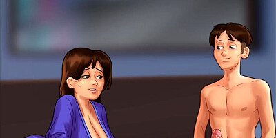 Summertime Saga 101 - Landlady Wants Cum on Body