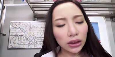 Jav Office Girl Aina Fucked On Train Uncensored Ass Stretched Doing Reverse Cowgirl Lovely Pink