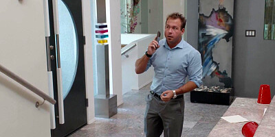 Curvaceous redhead MILF seduced her husband's buddy into naughty fucking