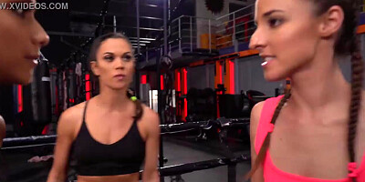 OMG, this lesbian catfight is just incredibly HOT! These babes man are just too fucking sexy! Alyssa Reece, Honey Demon, Veronica Leal, Amirah Adara!