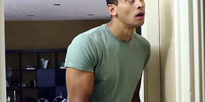 Michelle Martinez sucks a massive black cock and gets shagged hard