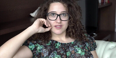 Hot little 18 year old girl is getting rammed on the sofa