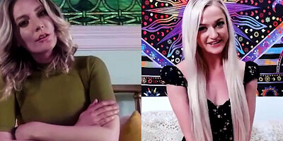 MOMMYSGIRL Horny Student Abroad Squirts While Masturbating On Video Call With Her Stepmom