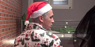 Xmas orgy with a couple of smoking hot and lusty Latinas