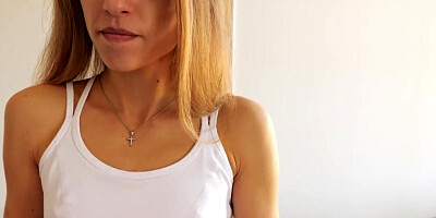 Skinny girl Bonnie Dolce is craving for a good fuck