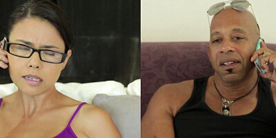 Depraved cougar Dana Vespoli is fucked in the ass by a black man