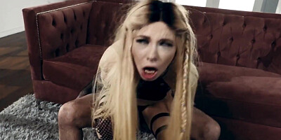 Goth Teen Kenzie Reeves Gets Rough Fucked And Mouth-Fisted By Pervert Stepdaddy