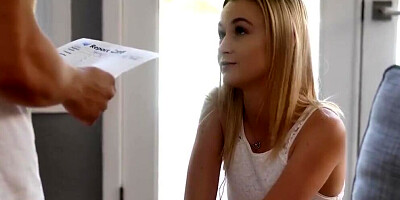 PASSION-HD Step Sister Kenzie Kai Blackmailed into Fuck for Bad Grades