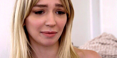 Terrified skinny stepsister teen Mackenzie Moss fucked bro