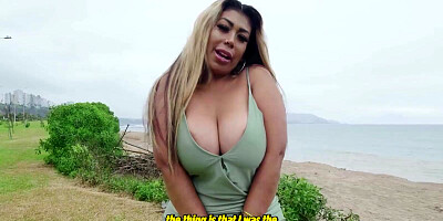 Young stranger comforts milf who was lost in Lima with his big cock