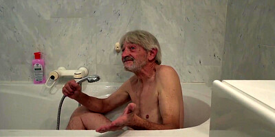 Old Young Cleaning Lady gets Fucked by Wrinkled Grandpa and Swallows Cum