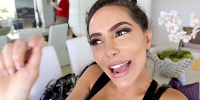 Gorgeous Latina Lela Star is getting ready for a sex scene