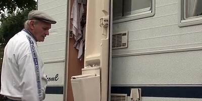 Slim redhead with nice medium tits is getting double penetrated