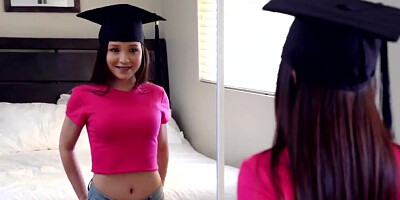 Petite Braced Faced Step Sister Rosie Riches Begs For Cock Before Creampie