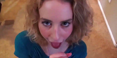 Cute but busty Bonnie Grey hammered doggystyle by stepdad