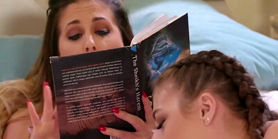 Gia Derza & Cherie DeVille are teasing each other's vulva