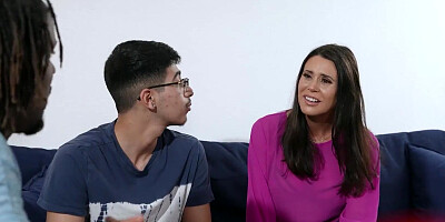 FilthyTaboo - Wow! My Hot Big Tittied Stepmom Got Fucked In The Ass For Me