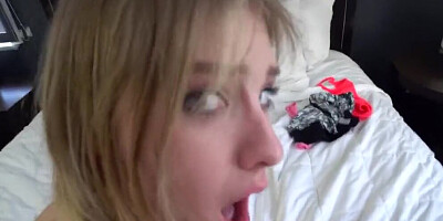 I can hardly Fit my little Mouth around It Step Sis Big Dick Workout