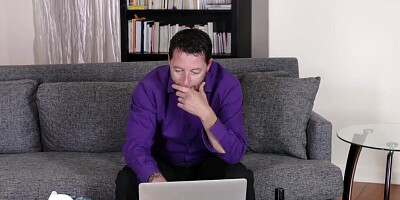 Teen brunette will gladly provide her horny stepdad with the sexual pleasure he needs