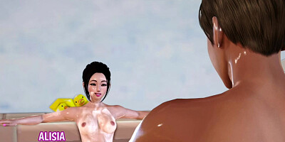 Max's Life Episode 21 - My Step Sister and I Watch Porn Together While I Touch Her Huge Tits