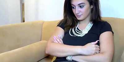 Shy brunette MILF Britt James is licked and fucked by a black man