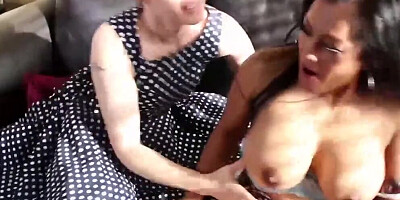 Maxine X and Lily Cade are making out and licking pussies