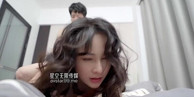 Asian Step Mom Caught Step Son Jerking Off and Help Him Cum