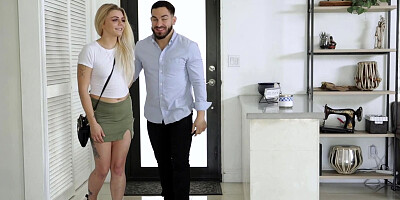 Phenomenal blonde mommy is licked and banged by her caring stepson