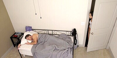 Stepsis Eliza Ibarra Says Did my poor little stepbrother cum his shorts!