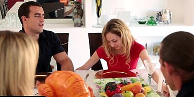 Family Strokes - Fucking My Stepsis For Thanksgiving