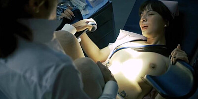 MD0180-1 - Big Titted Innocent Asian Teen Get Tied Up And Dominated By Doctor In Sex Dungeon