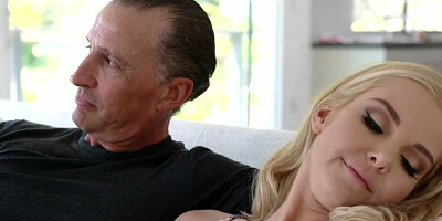 Stepdaughter Shafted with Mom a Feet Away!