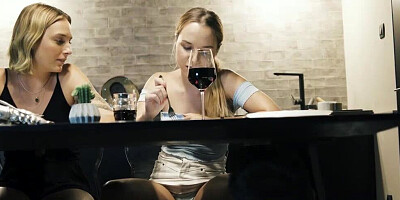 Horny man sneaked into his daughter's bedroom and banged her teen friend