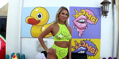 Jordan Maxx gets her ass destroyed with Mike Adriano's wood