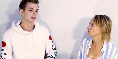 MILF takes a hard cock in that hairy pussy after sucking it