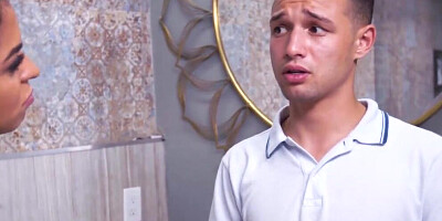 FULL SCENE - Caught Fapping - He's Jerking Off With My Stepmom's Bra?