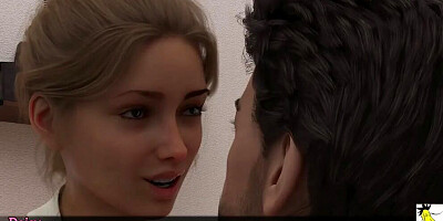 Naughty anime girl is craving for some hard cock in this scene