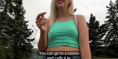 Public Agent American Cutie Fucks Big Cock Outdoors