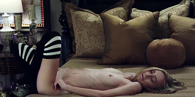 5KTEENS Skinny Blonde Alicia Anal Sex