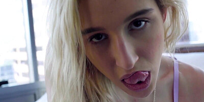 Two black studs are dicking down lovely blonde Abella Danger
