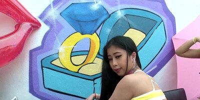 Elle Voneva, Ember Snow, Jade Kush & Ellie Idol enjoy in 4some