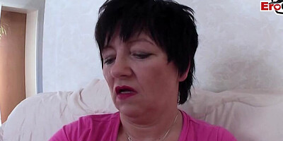 German housewife mother fucks stepson at casting